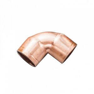 Угол медный 18 мм 90 градусов двухраструбный
